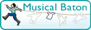 Musical Baton Logo by Midori TANIUCHI.