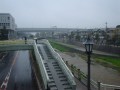 雨の芦屋川